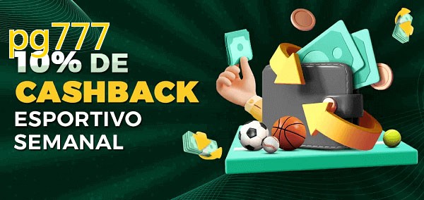 10% de bônus de cashback na pg777